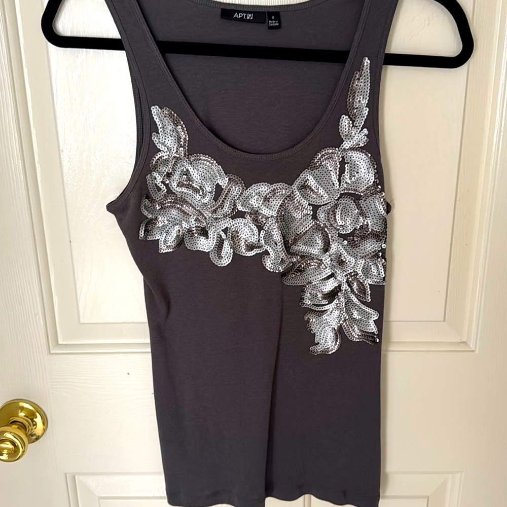 Apt 9 sequin tank
